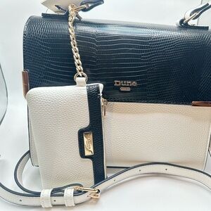 Black and White dune London Handbag Set